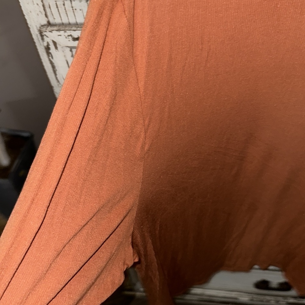 Nwot Fabletics Rust Color Turtle Neck Long Sleeve… - image 6